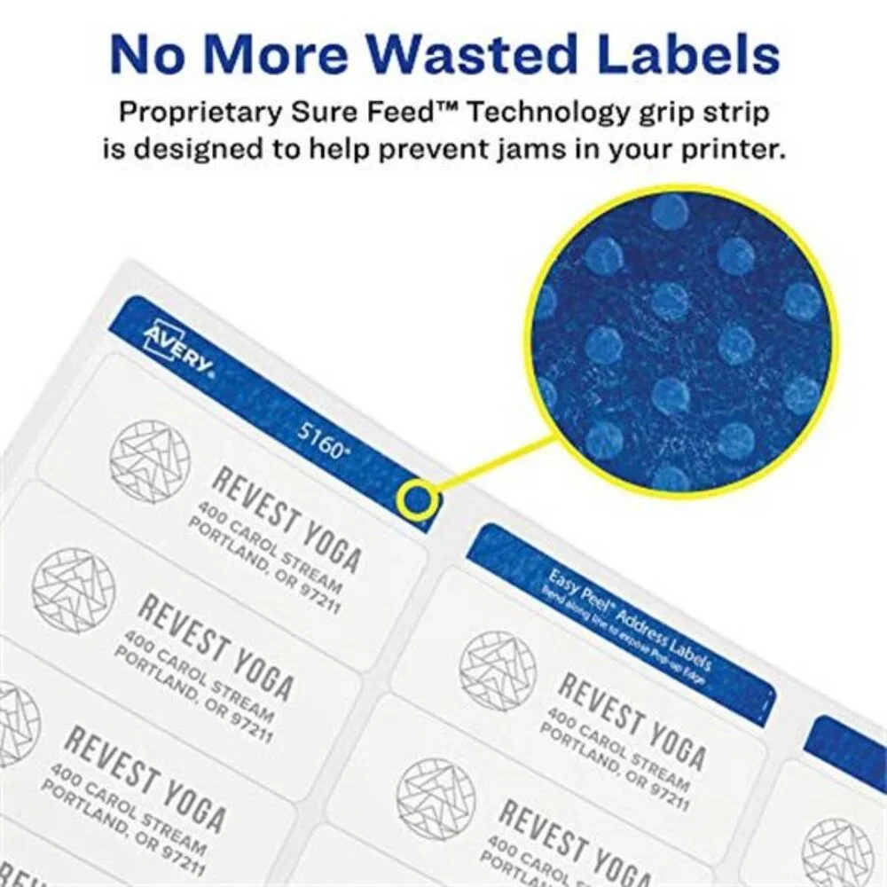 Avery Round Printable Labels, 2.5